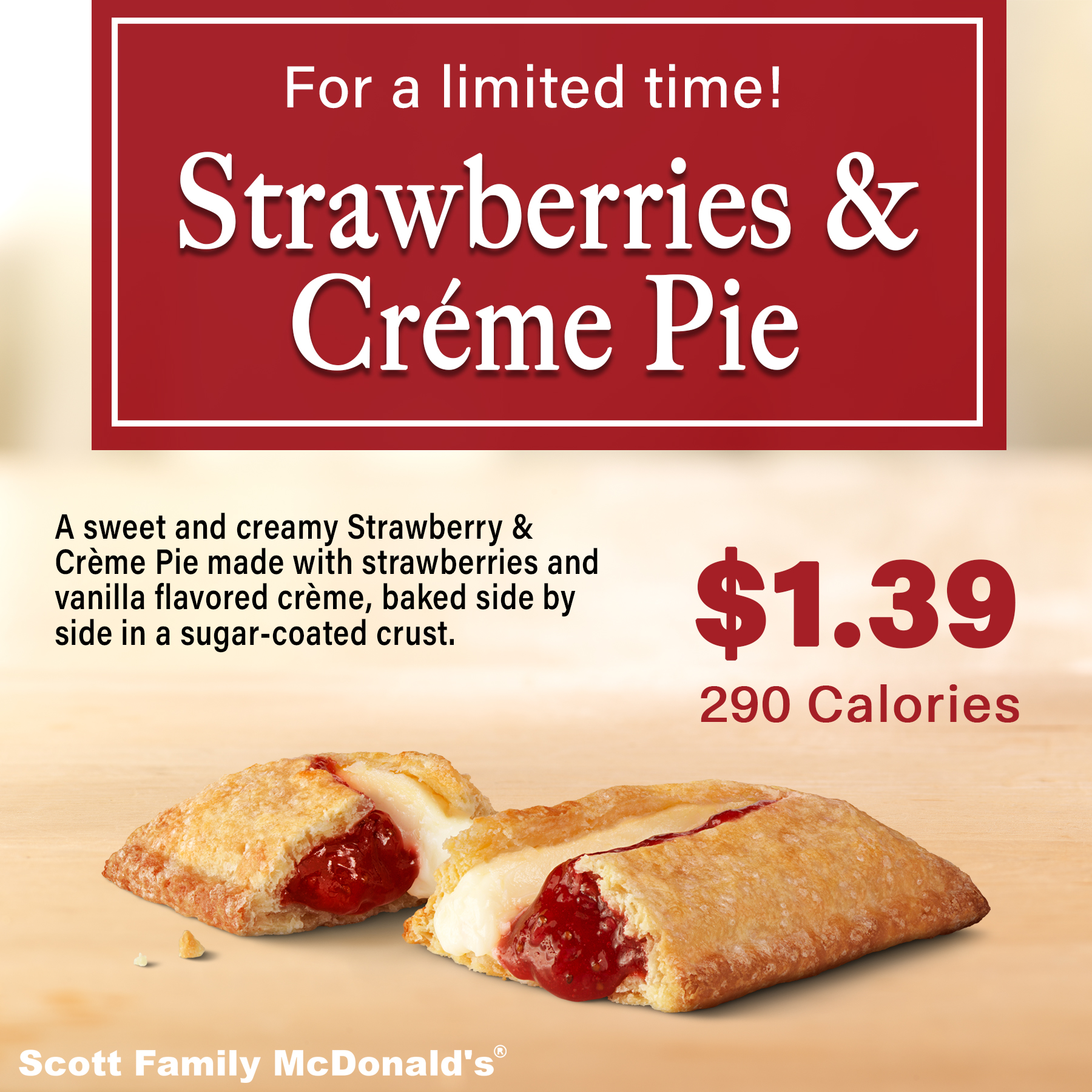 Monthly Deals | Scott Family McDonalds