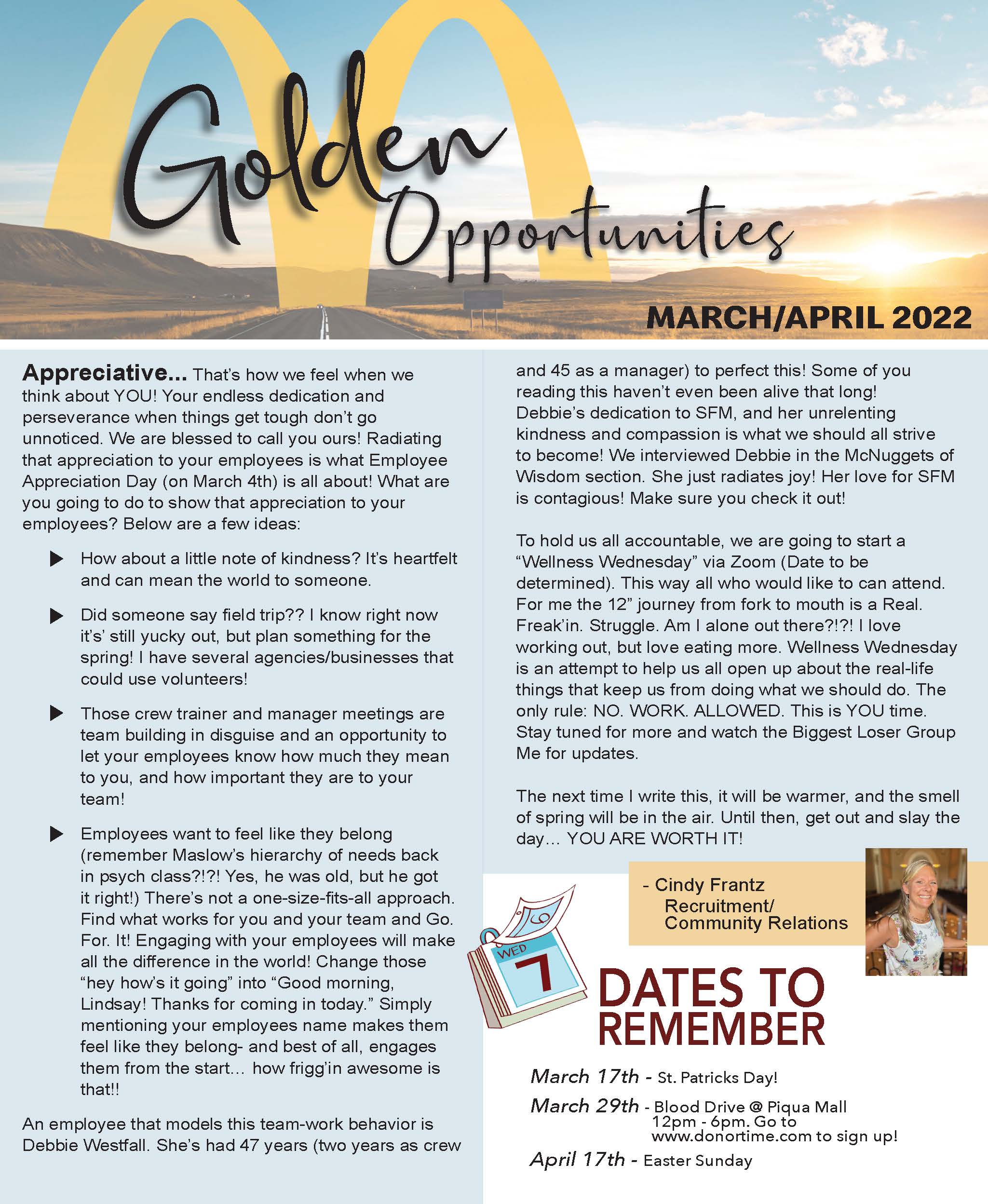 Newsletter Page 1